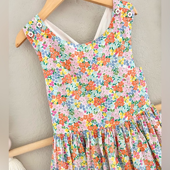 Mini Boden Harper Cross Back Floral Dress - Picture 3 of 7